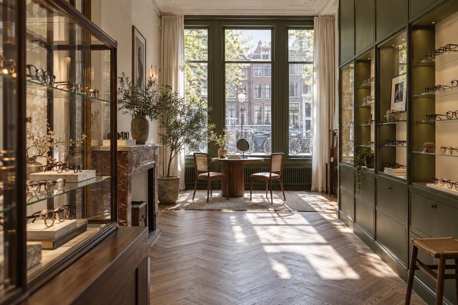 Inside Vision Optiek Amsterdam